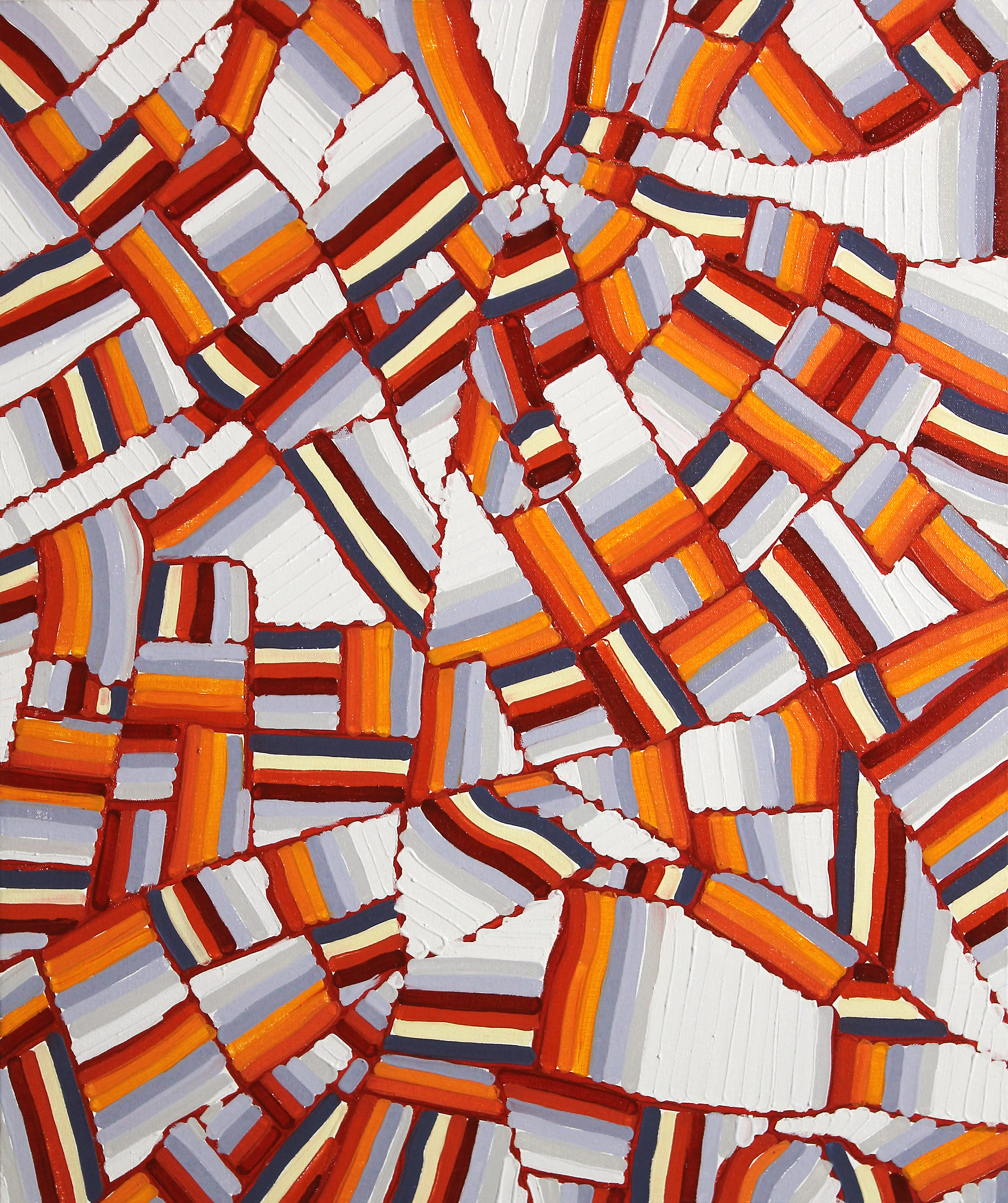 obra colorida pequena