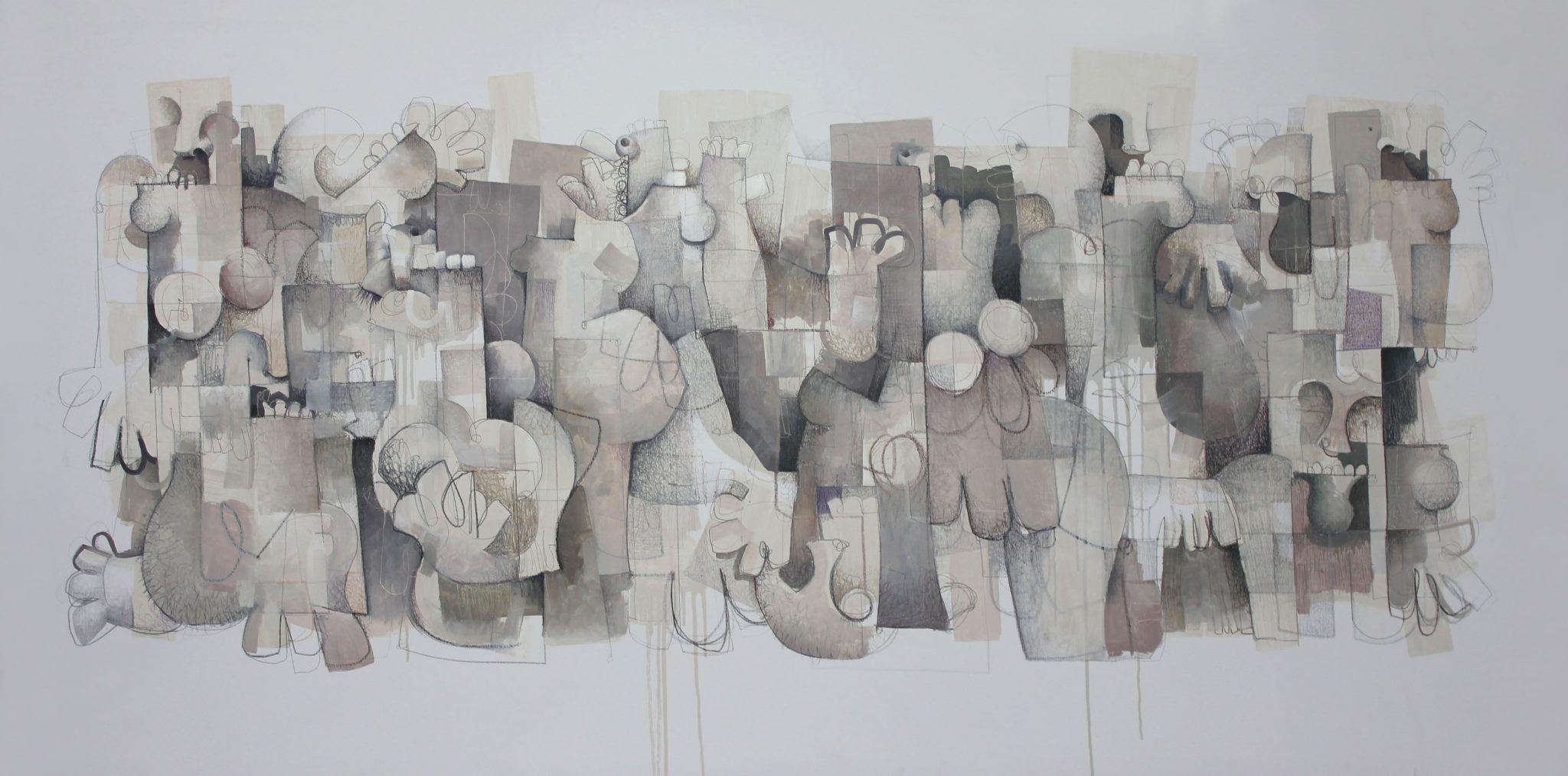 obras arte decoración salon